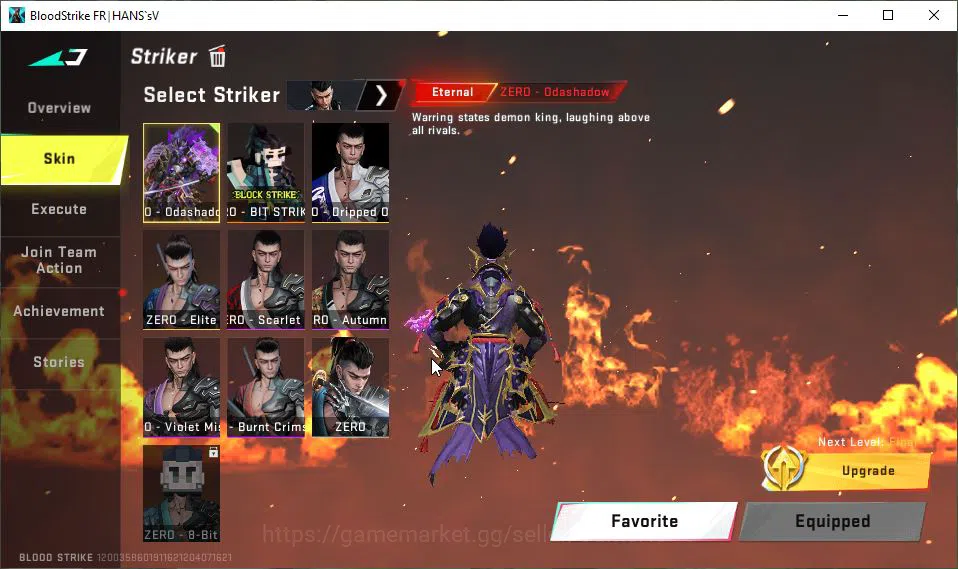 Blood Strike Accounts ASIA|4 ETERNAL[JET-Comet,ZERO-Oda,Melee Chainblade image 8