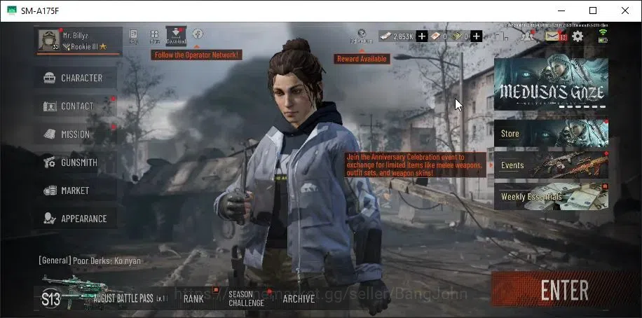 Arena Breakout Accounts Others Mobile |Lv.30|CV 2.8M|SV 5.3M| AKM, Peace FAL, Cave AK-102 WP Skins, Urban Sports Set | More 1
