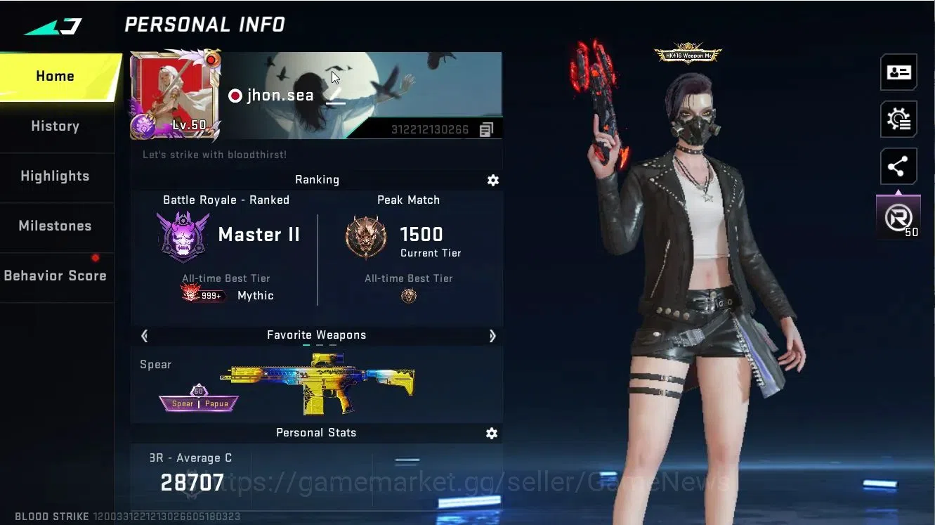 Blood Strike Accounts ASIA|ETERNAL DEagle|12 ULTRA [Ethan,Spike,Val,Kar9 image 3