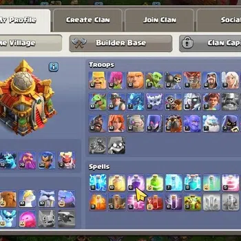 Clash of Clans Accounts High-End TH16-BH10|Lv.255|BK93,AQ95,M72,GW70,RC36,DD2|BM33-BC32|HH10|41 LG Skins|Many Scenery|27K