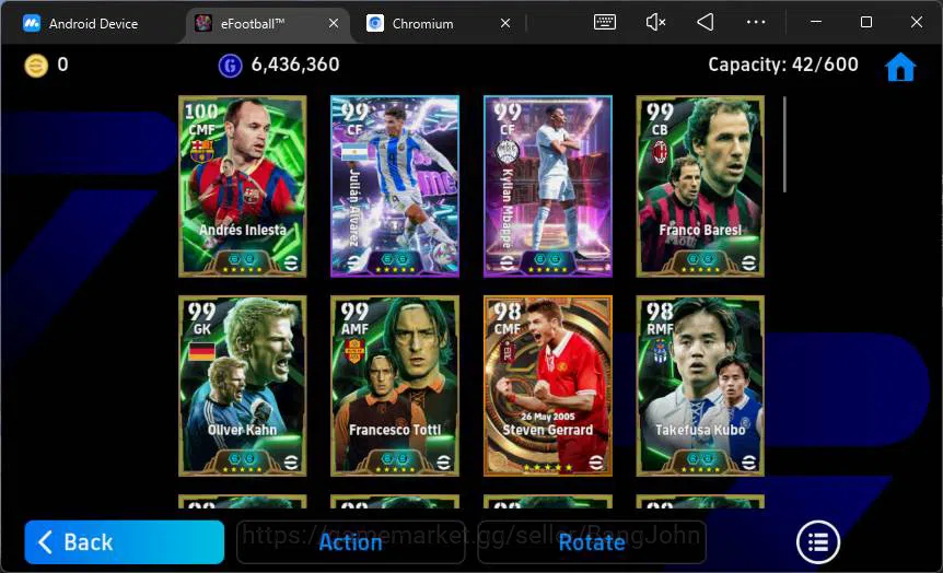 eFootball Accounts Power 3184|Andreas Iniesta epic,Francesco Totti ep image 7