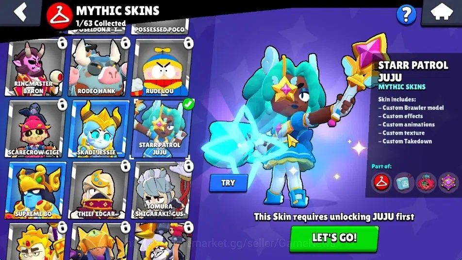 Brawl Stars Accounts 521 Trophy | 13 Brawlers 2 Max Lvl (Max,Stu) | 354 image 10