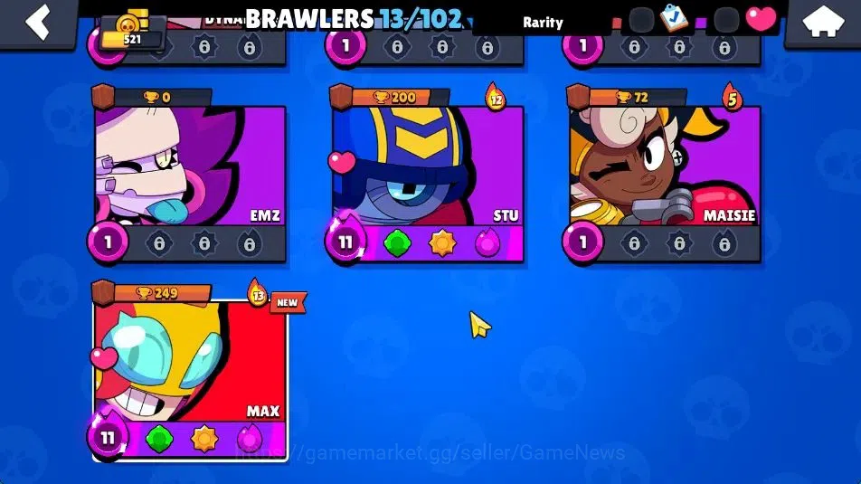 Brawl Stars Accounts 521 Trophy | 13 Brawlers 2 Max Lvl (Max,Stu) | 354 image 8