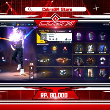Free Fire Accounts Akun Free Fire Vault 132 - BlueLock - FJoker - Skaterboi - Kakashi - Yingyang - Sg Bunny