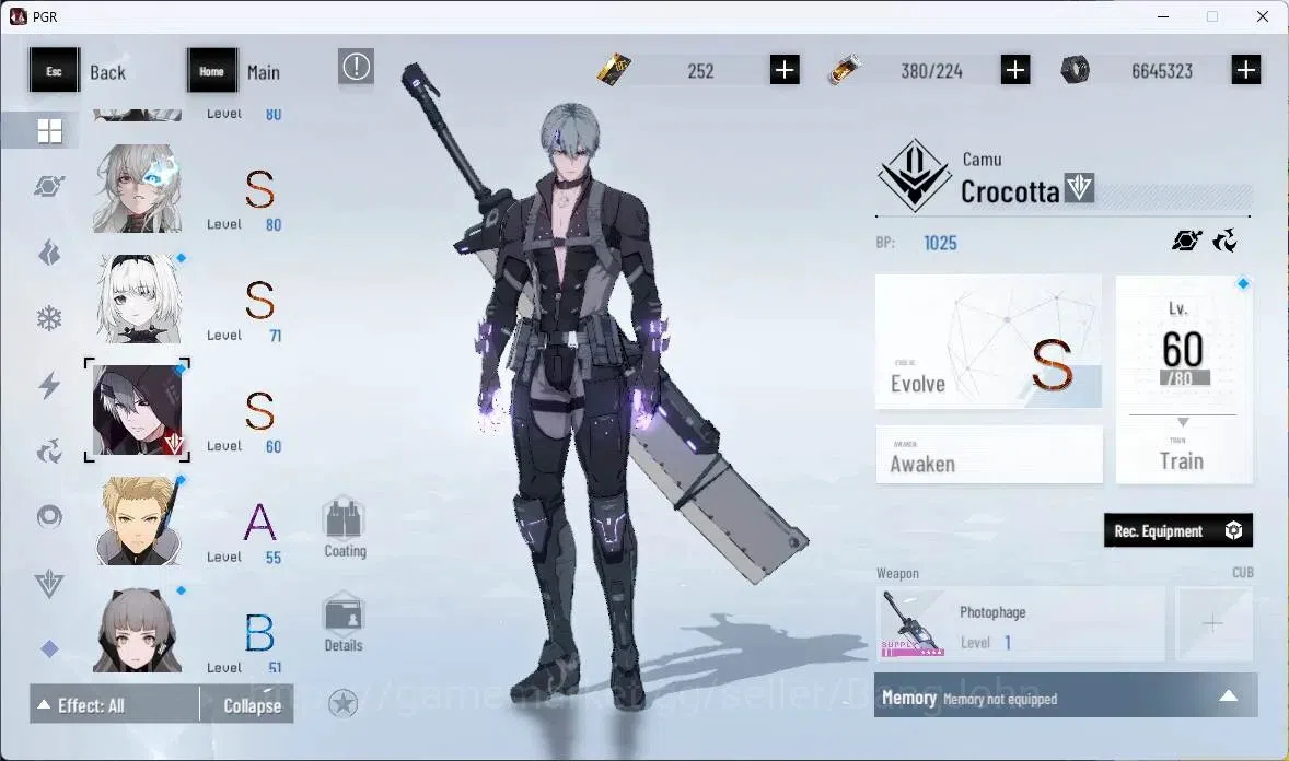 Punishing: Gray Raven Accounts ASIA | Lv77|Ready Gatcha BlueC 10,1+YC 440+BC 252 image 10