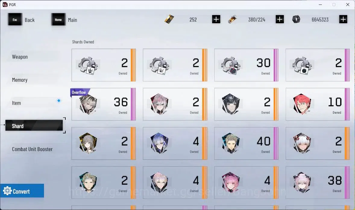 Punishing: Gray Raven Accounts ASIA | Lv77|Ready Gatcha BlueC 10,1+YC 440+BC 252 image 16