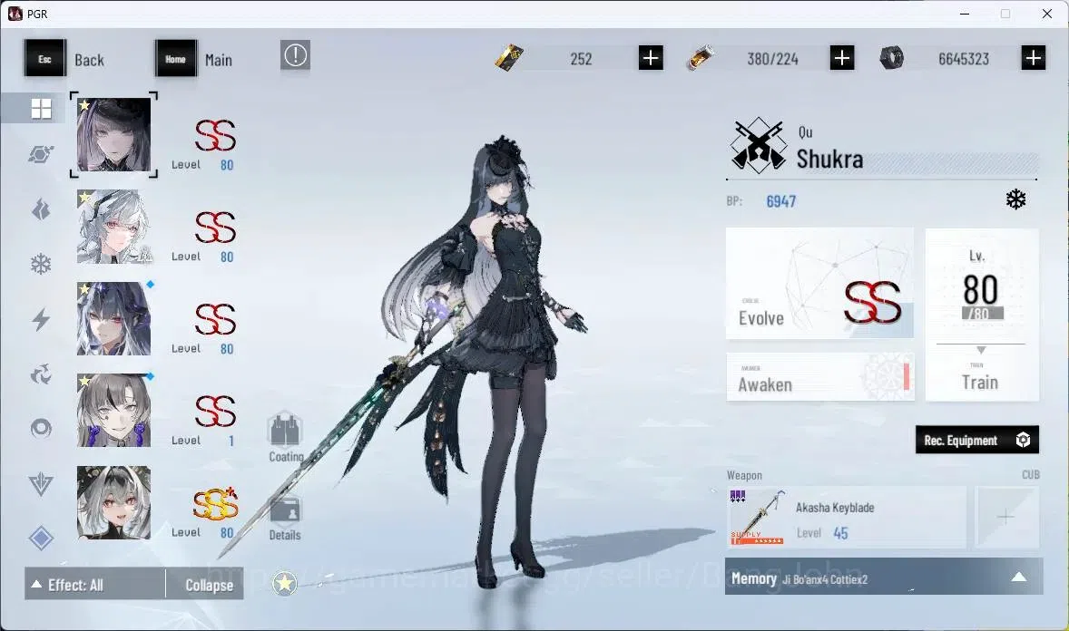 Punishing: Gray Raven Accounts ASIA | Lv77|Ready Gatcha BlueC 10,1+YC 440+BC 252 image 3
