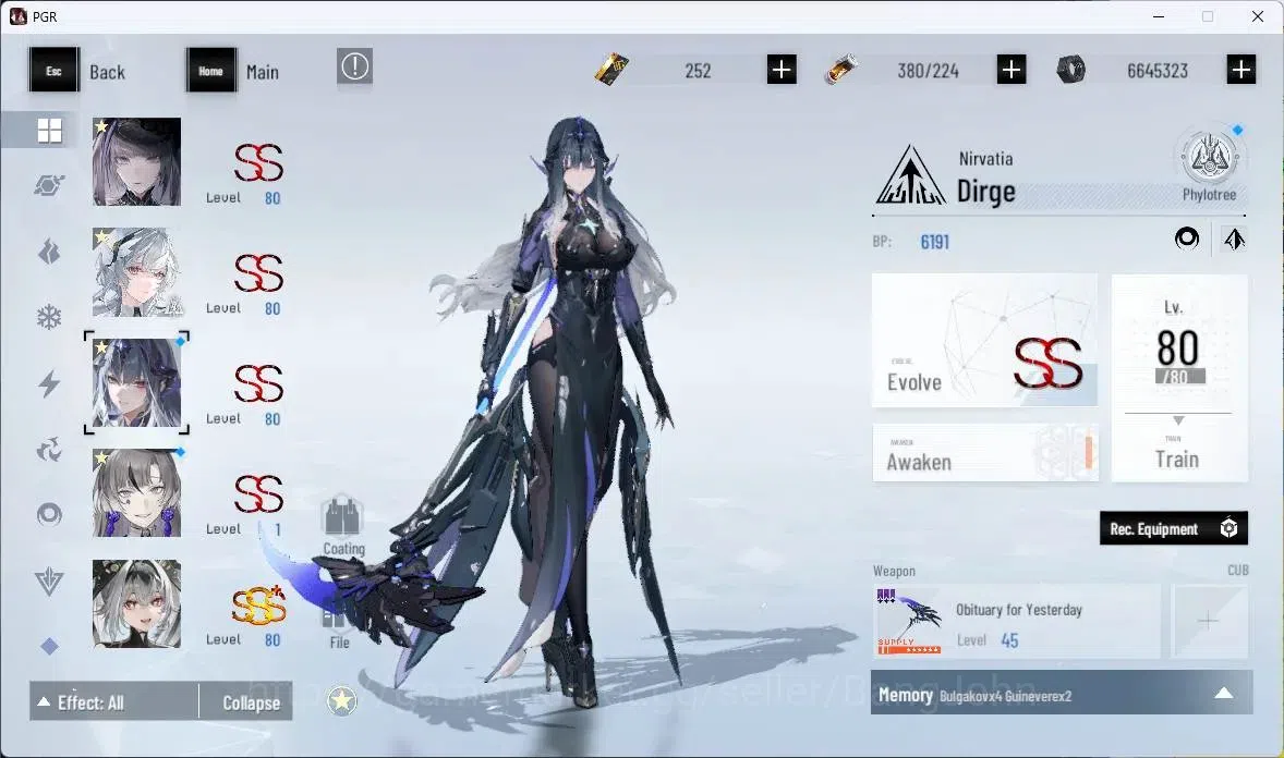 Punishing: Gray Raven Accounts ASIA | Lv77|Ready Gatcha BlueC 10,1+YC 440+BC 252 image 5