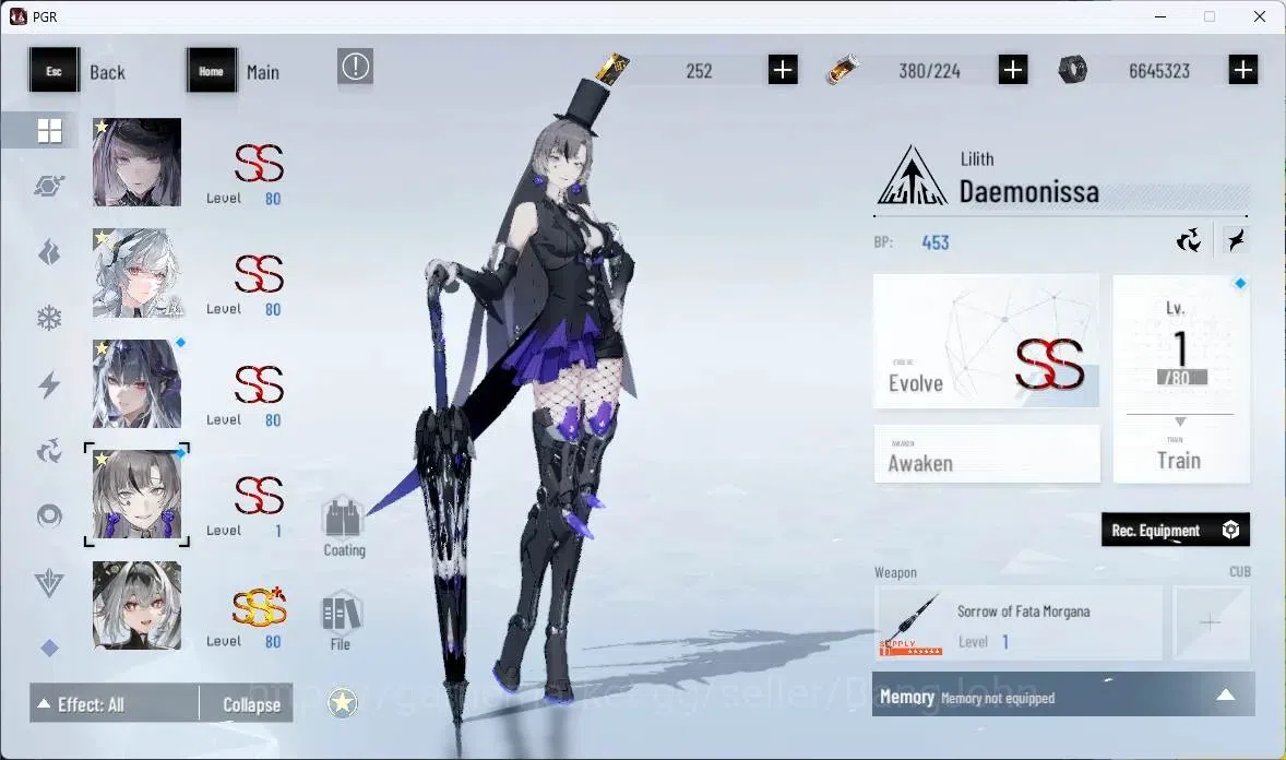 Punishing: Gray Raven Accounts ASIA | Lv77|Ready Gatcha BlueC 10,1+YC 440+BC 252 image 6