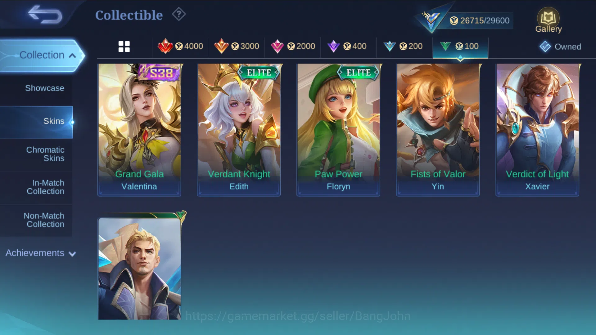 Mobile Legends: Bang Bang Accounts Others hero 93 | skin  | emblem all max | luckybox alice, m7 granger, kof karina, epic 19
