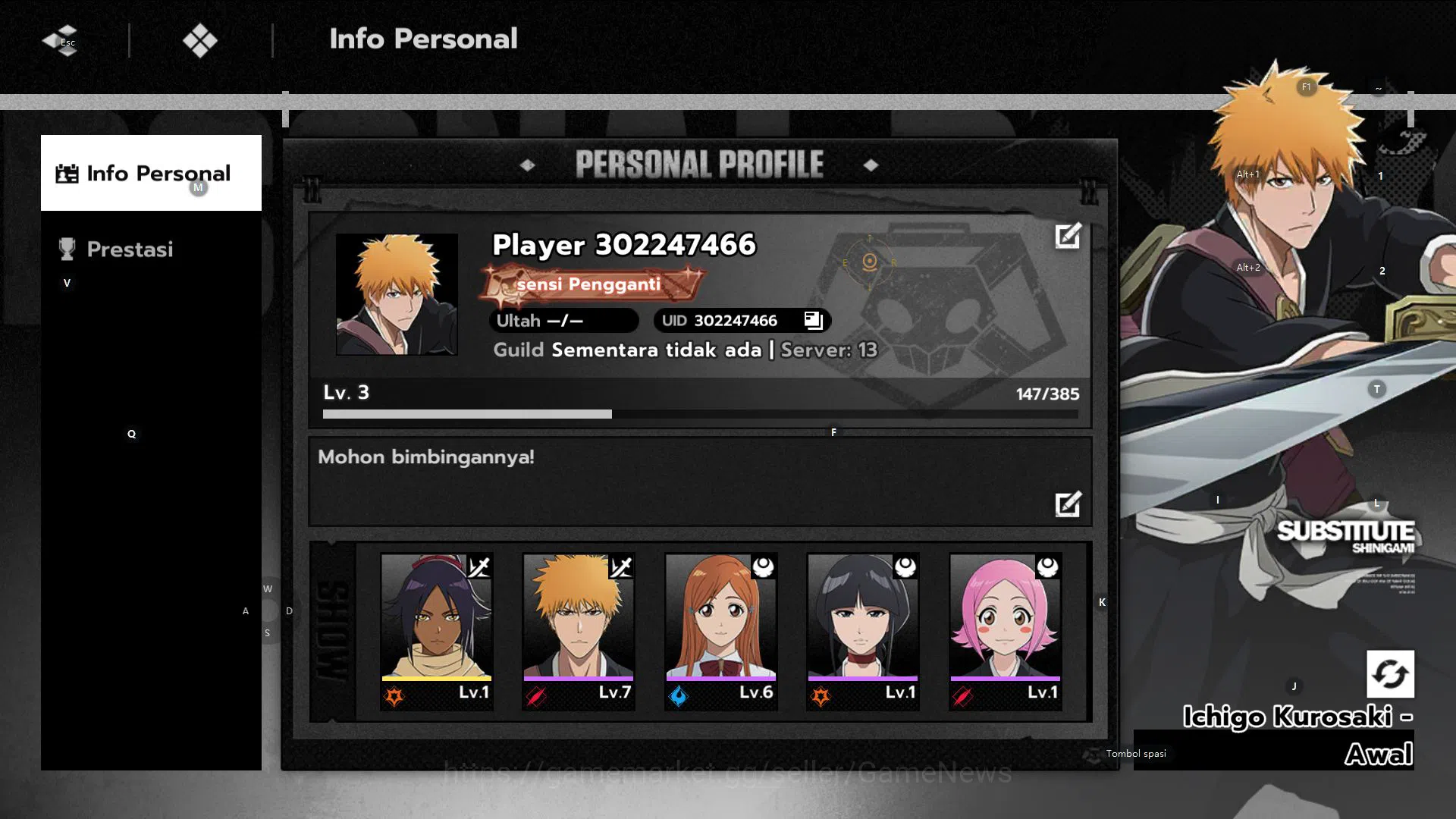 BLEACH: Soul Resonance Accounts Nuverse SEA|Starter|1 SSR (Shihouin Yoruichi,etc)  image 15