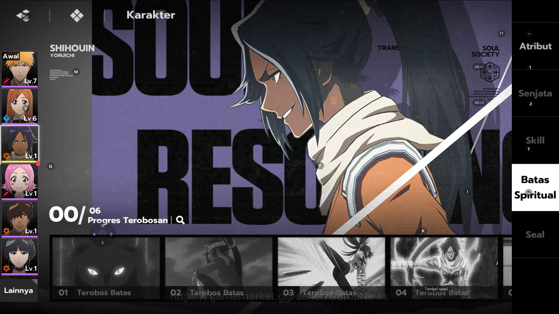 BLEACH: Soul Resonance Accounts Nuverse SEA|Starter|1 SSR (Shihouin Yoruichi,etc)  image 6