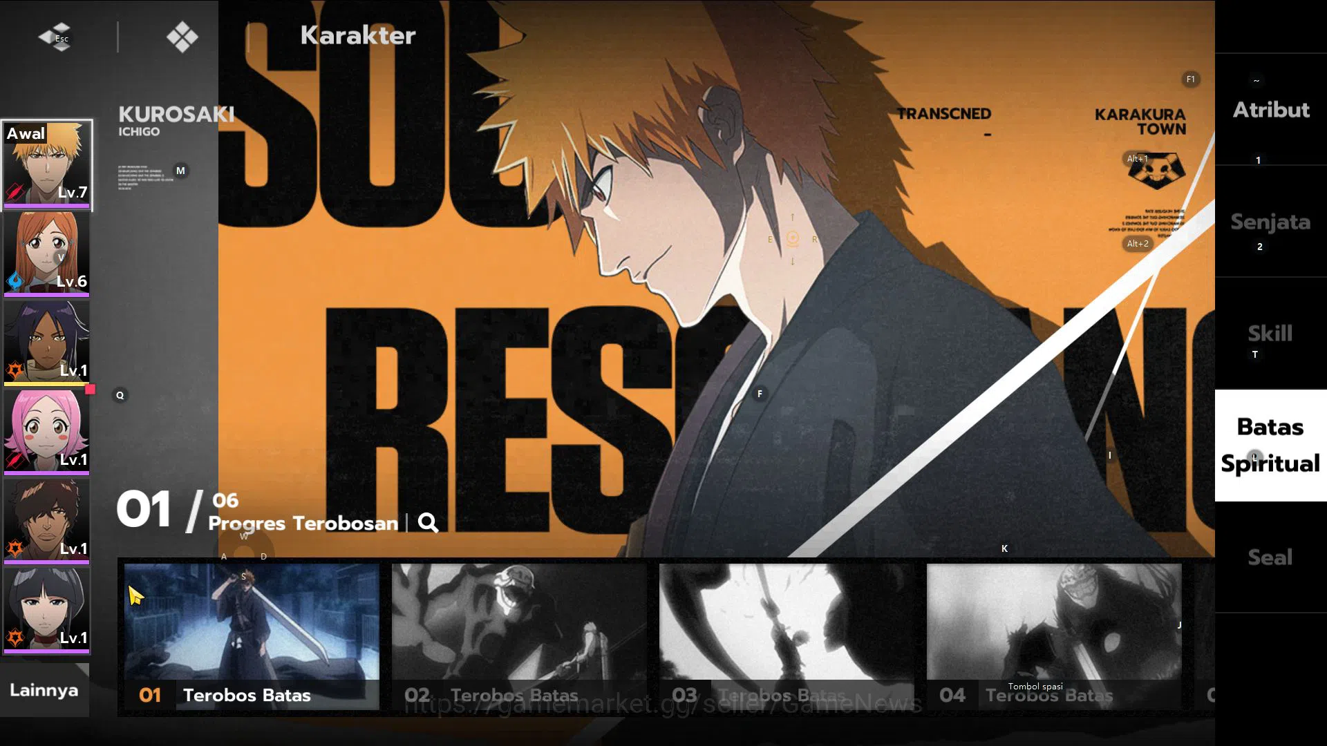 BLEACH: Soul Resonance Accounts Nuverse SEA|Starter|1 SSR (Shihouin Yoruichi,etc)  image 8