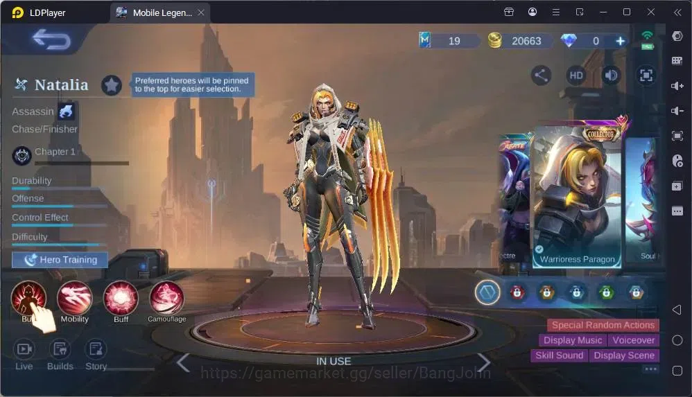 Mobile Legends: Bang Bang Accounts Global |Hero 123|Skin 192|Expert|Soul Vessels Ceci image 8
