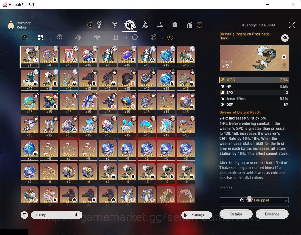Honkai Star Rail Accounts Mid Game Asia|TL 65|7 Limited|[Yao Guang,Fugue,Sunday]+Sign,Sparkle,Ruan Mei,Archer E1,Etc|1,5K 7