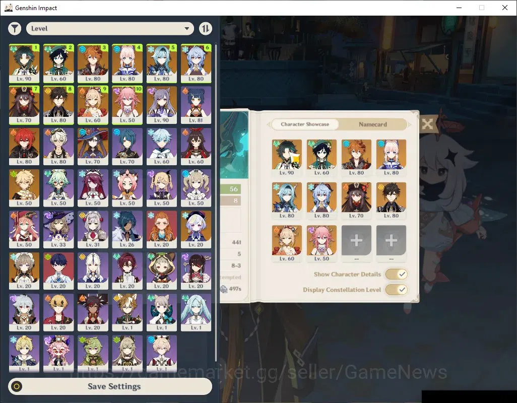 Genshin Impact Accounts ASIA|AR 56|11 Limited + 4 (5*Weapon)|(Xiao,Ganyu)+ image 2
