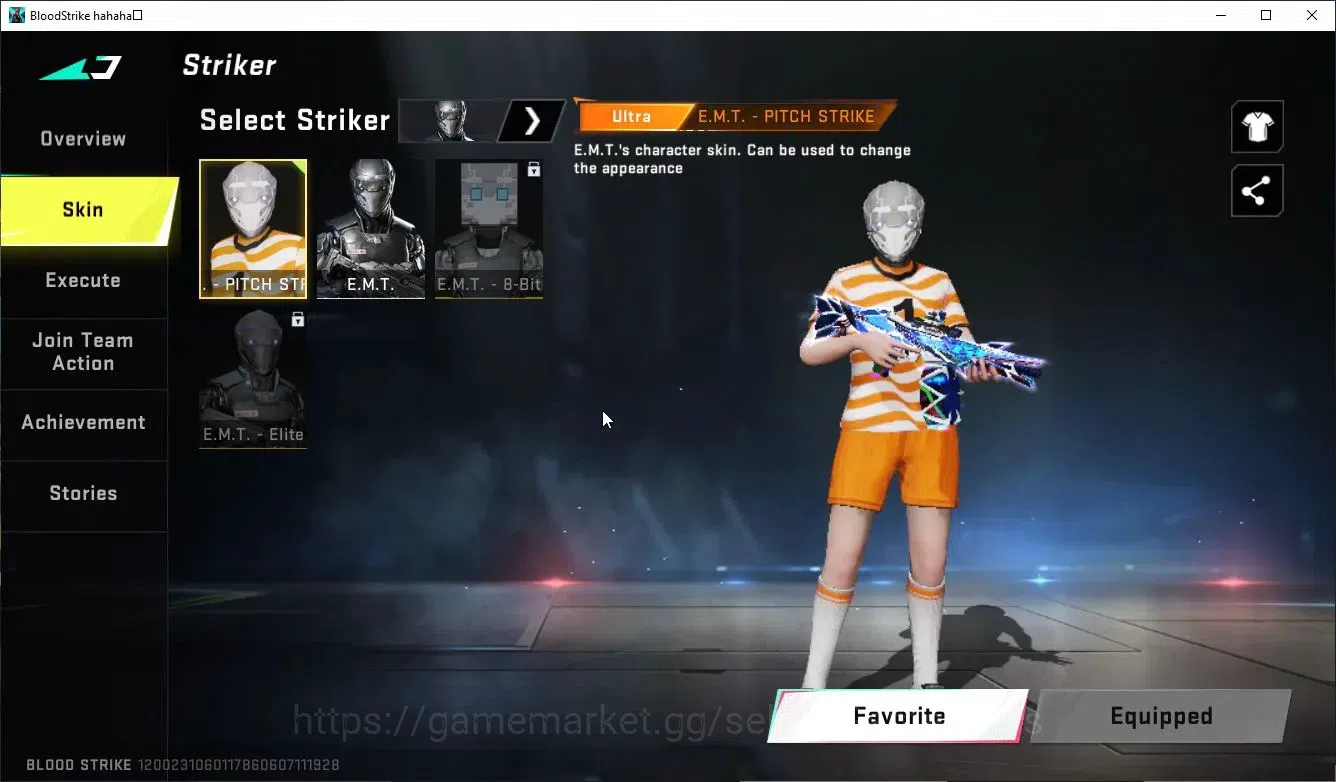Blood Strike Accounts Collab Skin ASIA|Collab Enzo KRAKEN | 2 ULTRA Striker (ETHAN, E.M.T.) | LMT Origin-12 | 3 Legendary 5