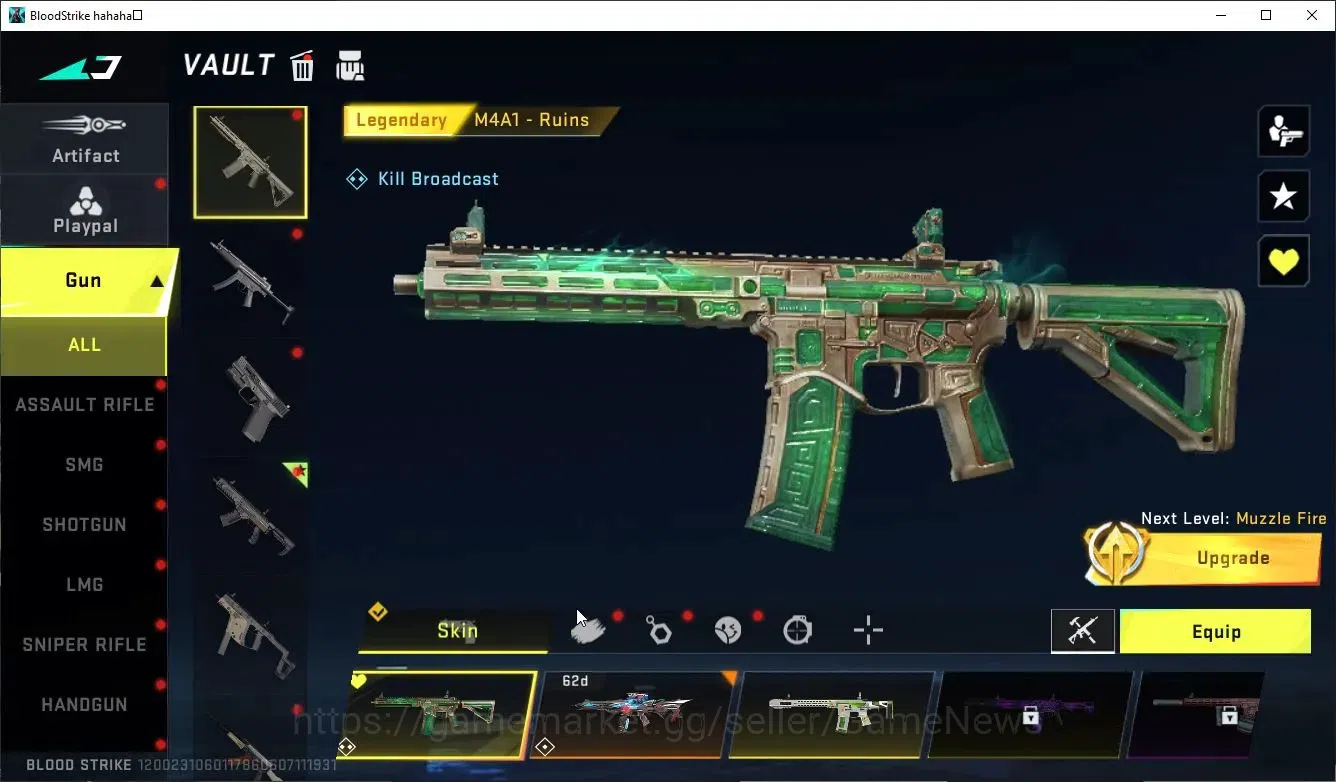 Blood Strike Accounts Collab Skin ASIA|Collab Enzo KRAKEN | 2 ULTRA Striker (ETHAN, E.M.T.) | LMT Origin-12 | 3 Legendary 8