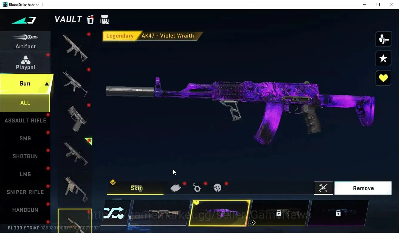 Blood Strike Accounts Collab Skin ASIA|Collab Enzo KRAKEN | 2 ULTRA Striker (ETHAN, E.M.T.) | LMT Origin-12 | 3 Legendary 9