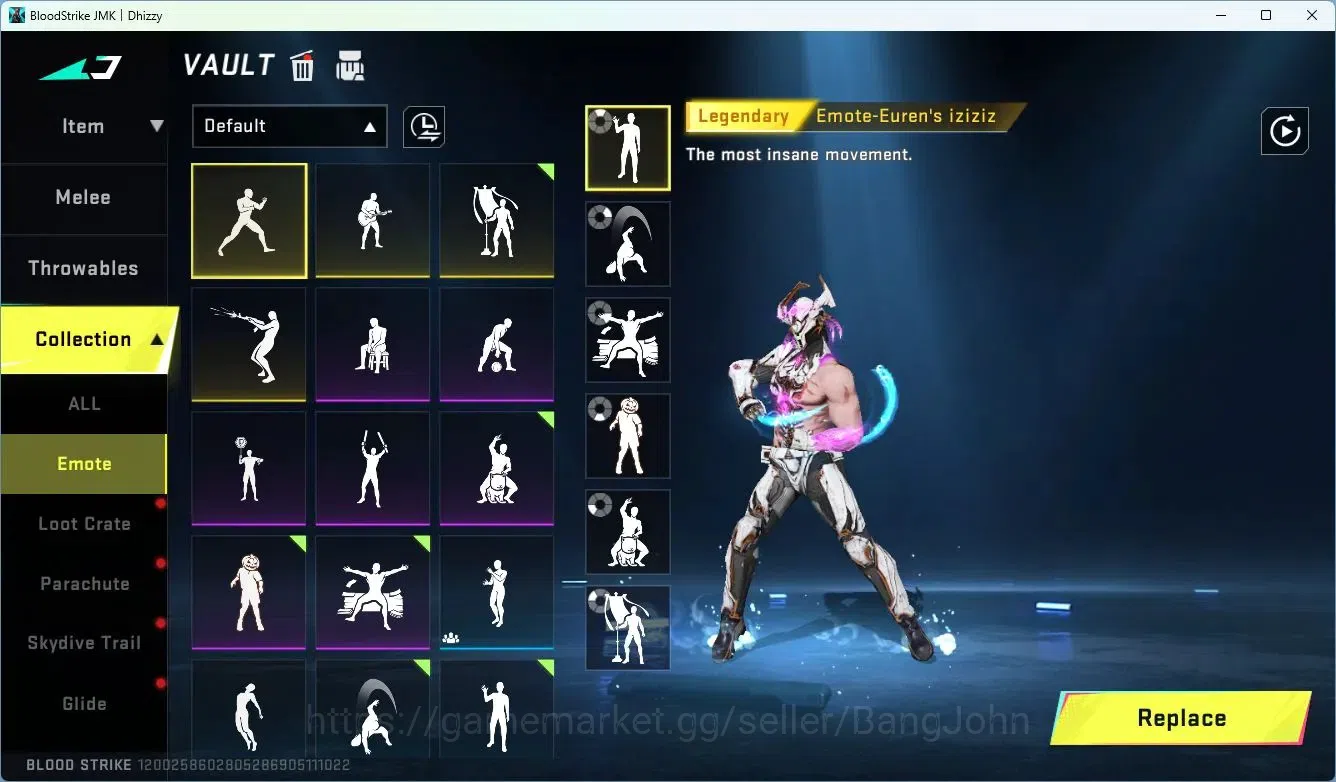 Blood Strike Accounts ASIA | EVO FAL-Evolved Draco | Limited MP155-Hotbl image 10