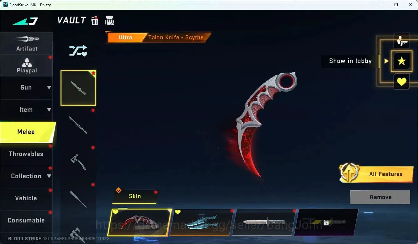 Blood Strike Accounts ASIA | EVO FAL-Evolved Draco | Limited MP155-Hotbl image 11