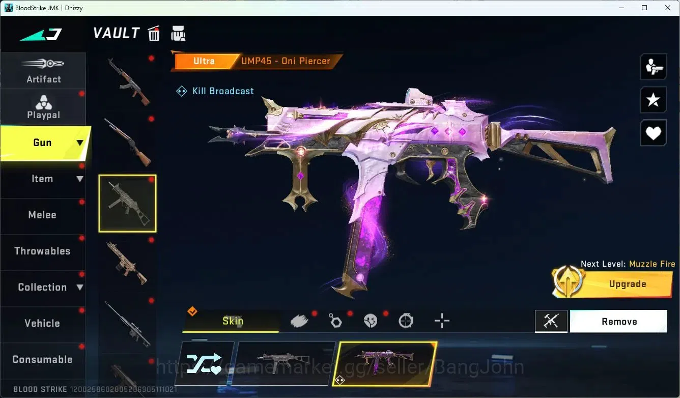 Blood Strike Accounts ASIA | EVO FAL-Evolved Draco | Limited MP155-Hotbl image 14