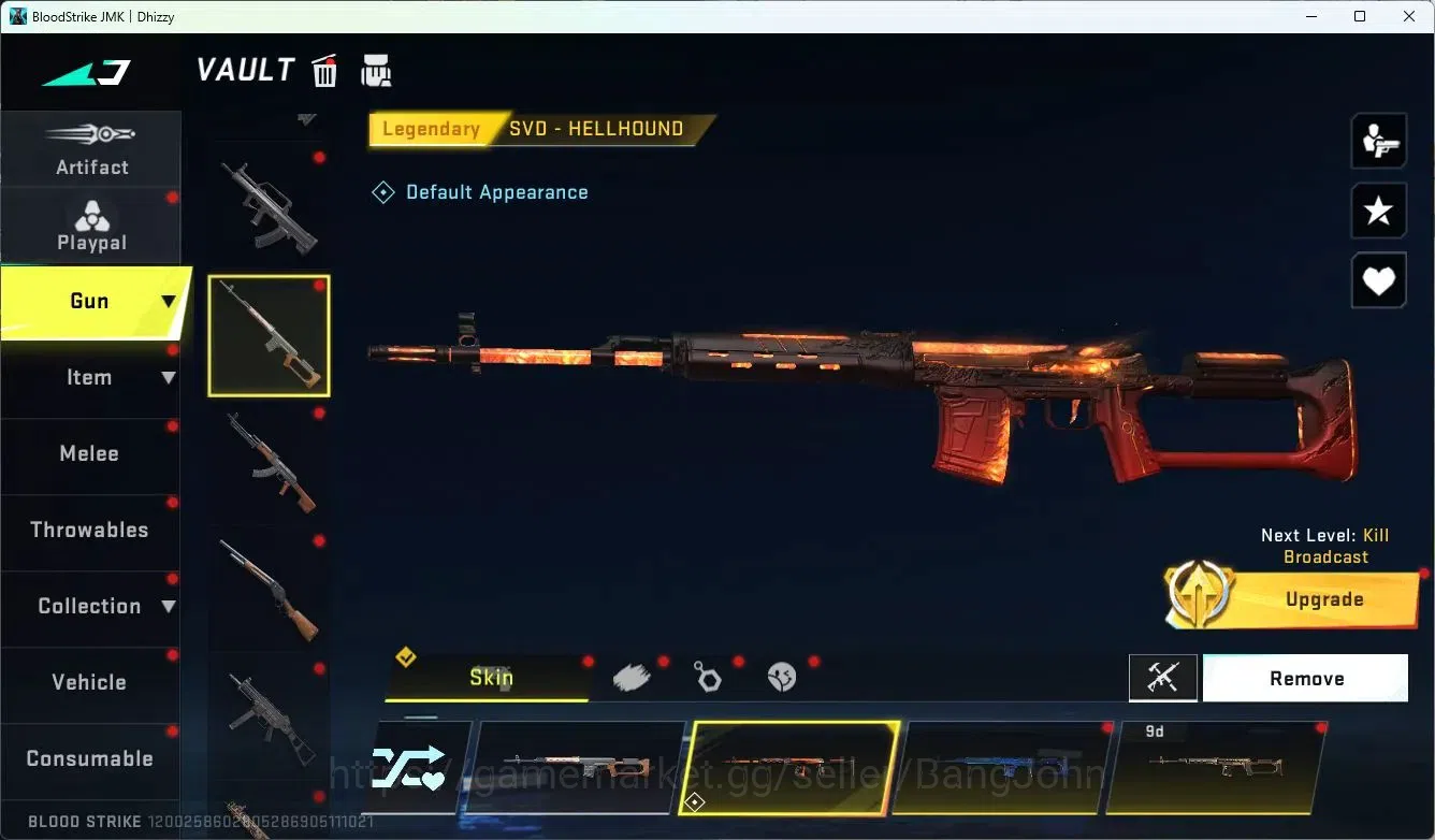 Blood Strike Accounts ASIA | EVO FAL-Evolved Draco | Limited MP155-Hotbl image 17