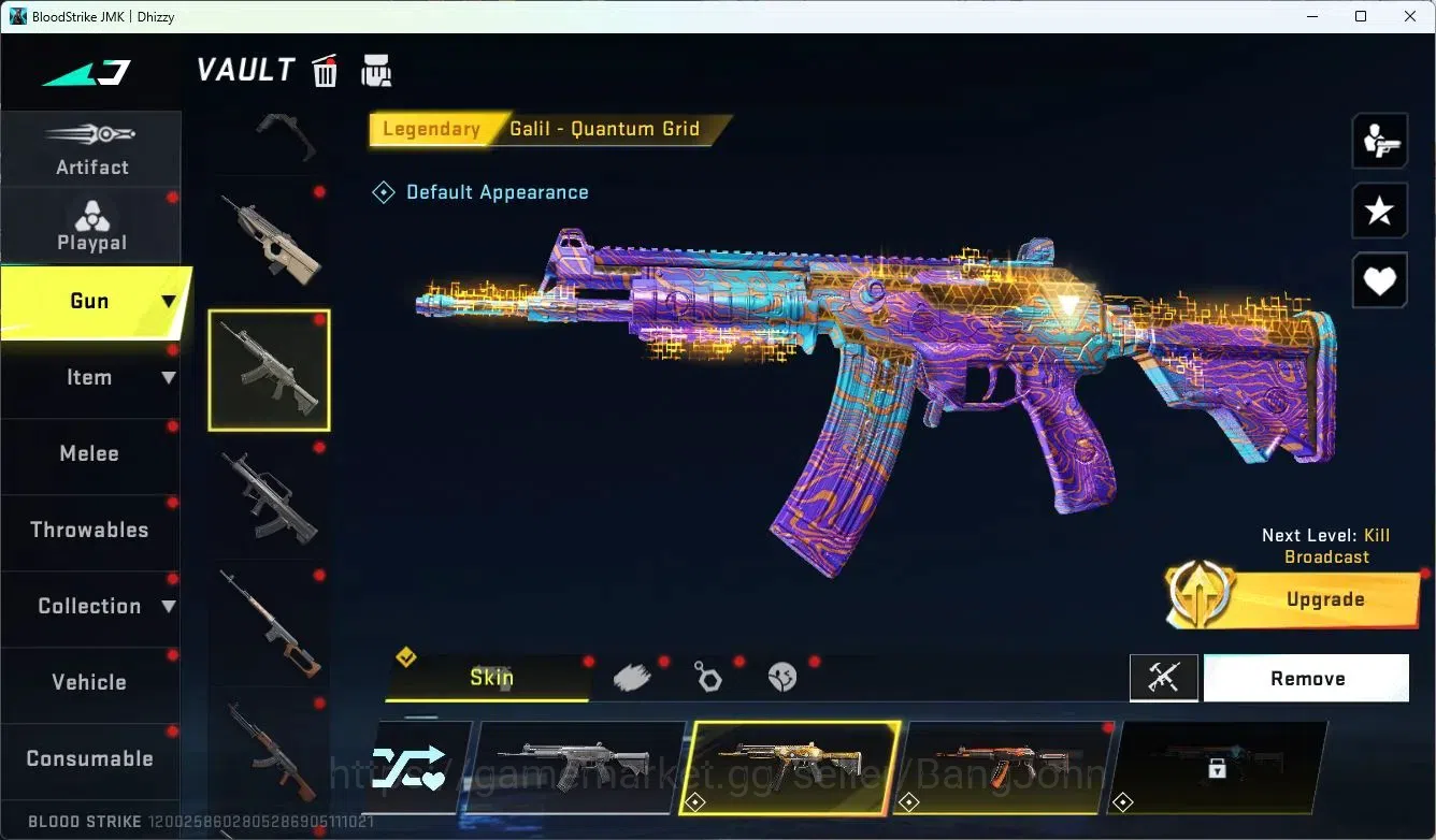 Blood Strike Accounts ASIA | EVO FAL-Evolved Draco | Limited MP155-Hotbl image 18