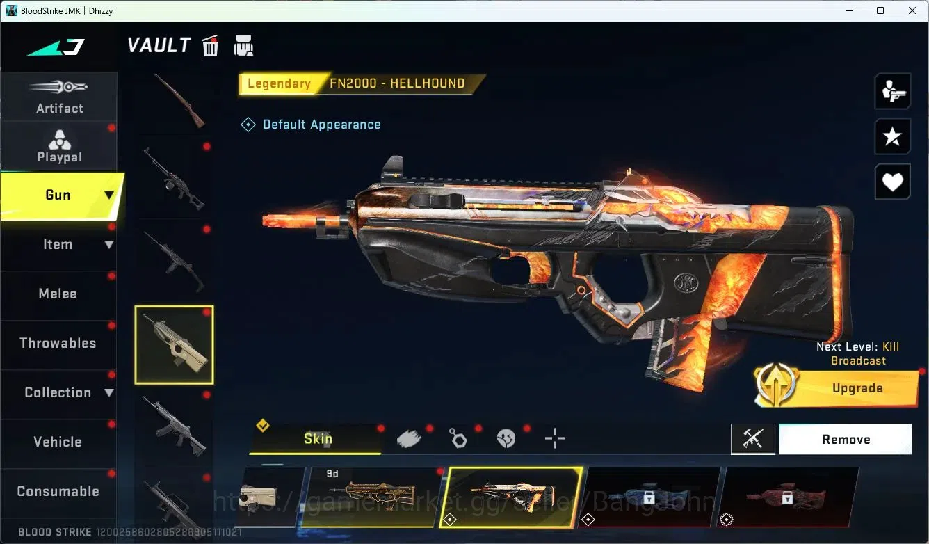 Blood Strike Accounts ASIA | EVO FAL-Evolved Draco | Limited MP155-Hotbl image 19