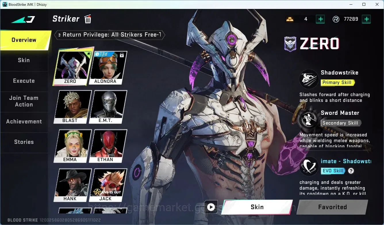 Blood Strike Accounts ASIA | EVO FAL-Evolved Draco | Limited MP155-Hotbl image 4