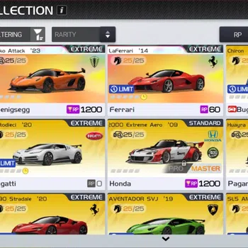 Racing Master Accounts SEA|Lvl 9| 1 Prime Legend (Jesko Attack '23) +43 Etc Car | 125k Gold | 6145 DM |Log NetEase|Take