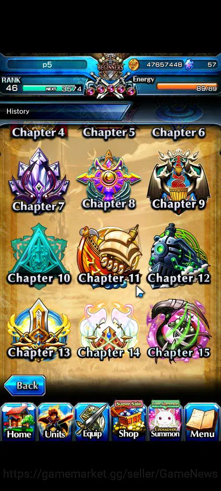 Grand Summoners Accounts Global|Rank 46|8 Ascend|Sayaka,MadokaTW,S MiyuTW,K image 15