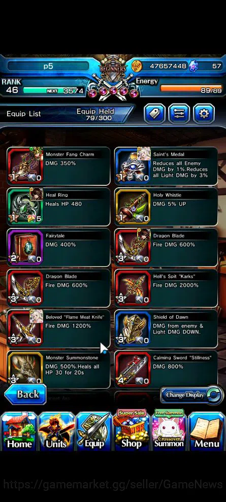 Grand Summoners Accounts Global|Rank 46|8 Ascend|Sayaka,MadokaTW,S MiyuTW,K image 6