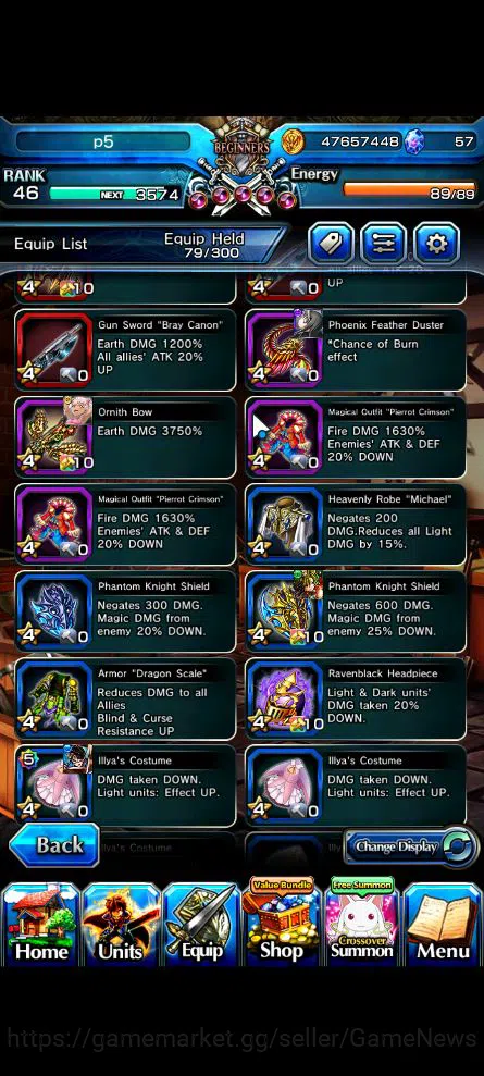 Grand Summoners Accounts Global|Rank 46|8 Ascend|Sayaka,MadokaTW,S MiyuTW,K image 7