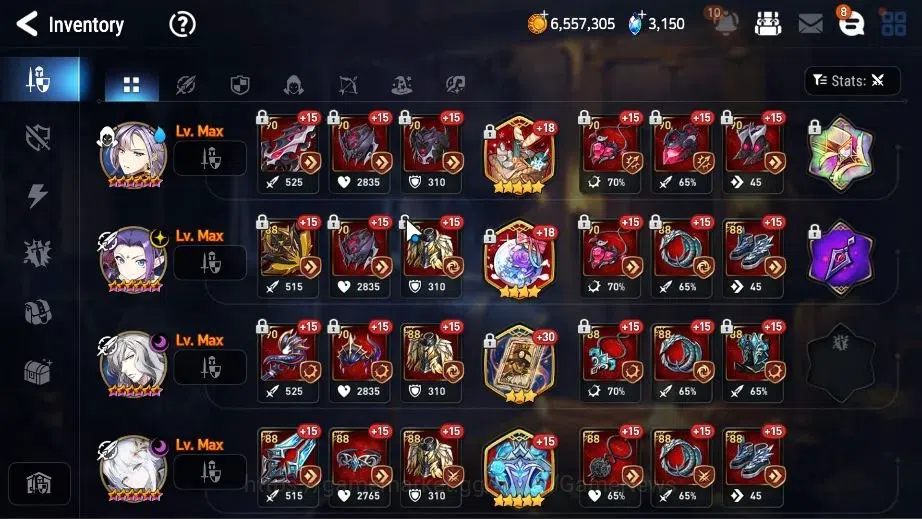 Epic Seven Accounts Global Unverif|New Era|7 ML(Belian,Straze,LC Bello image 13