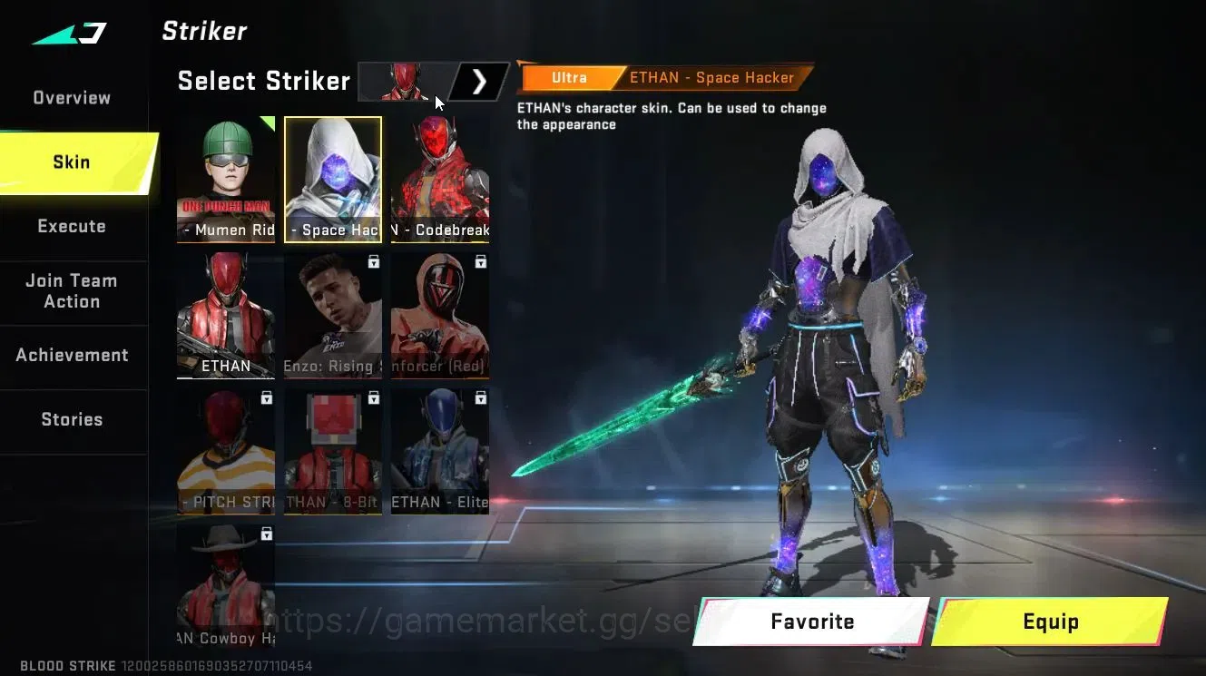 Blood Strike Accounts Collab Skin ASIA|ETERNAL ZERO-Odashadow,DEagle-Scorpius|ULTRA MELEE Sword-Voidedge,TALON 11