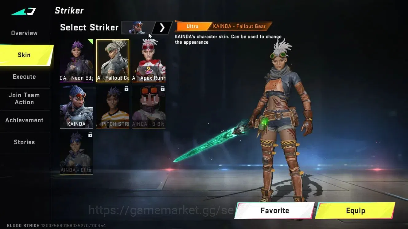 Blood Strike Accounts Collab Skin ASIA|ETERNAL ZERO-Odashadow,DEagle-Scorpius|ULTRA MELEE Sword-Voidedge,TALON 17