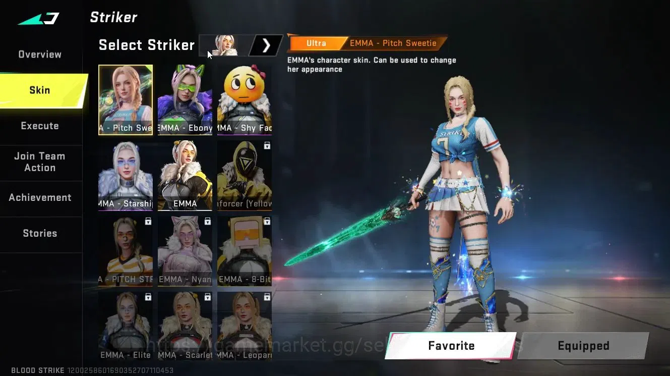 Blood Strike Accounts Collab Skin ASIA|ETERNAL ZERO-Odashadow,DEagle-Scorpius|ULTRA MELEE Sword-Voidedge,TALON 9