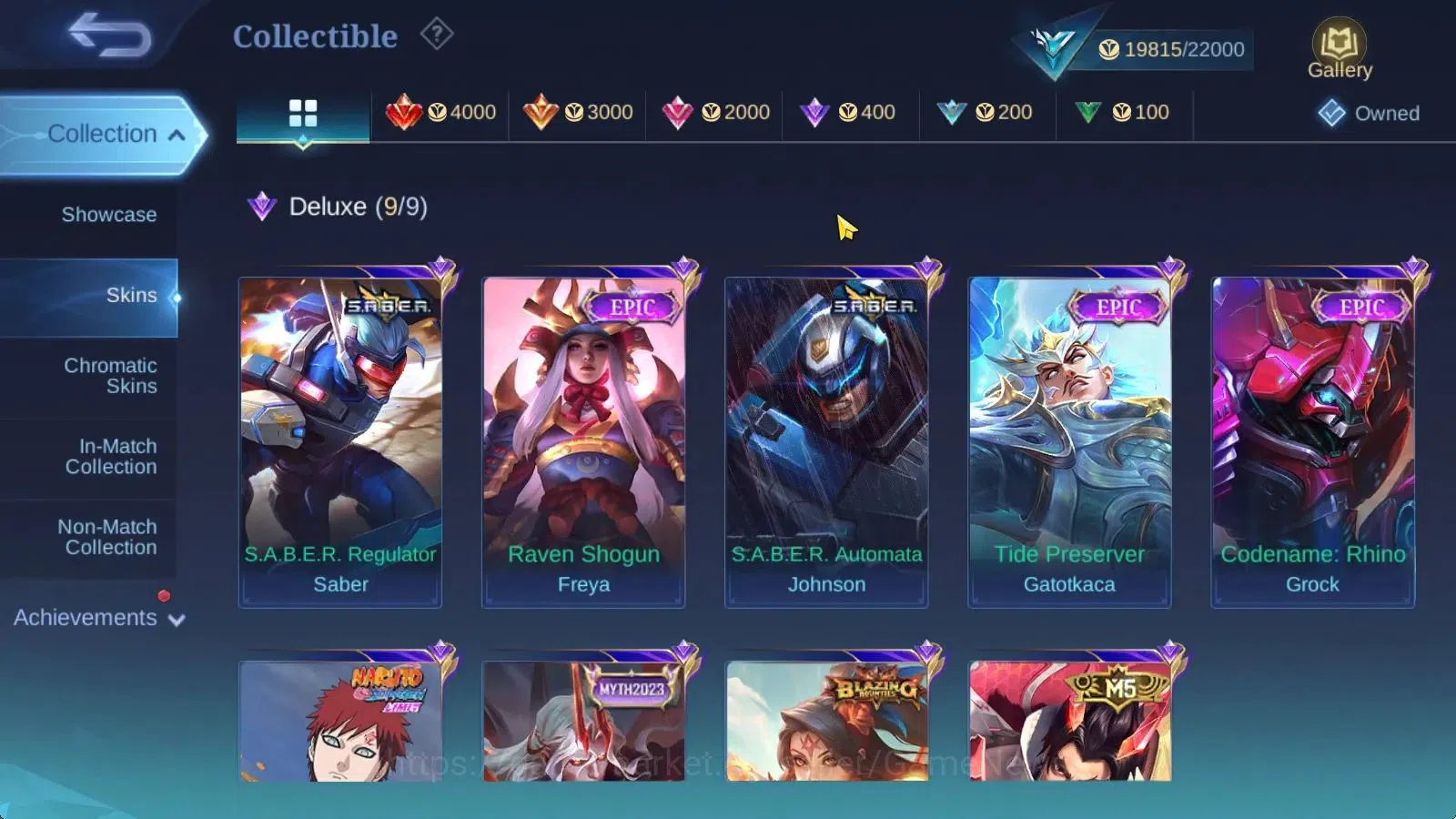 Mobile Legends: Bang Bang Accounts Hero 84|Skin 96|High Glory 55|Yu Zhong[Prime+M5],S image 5