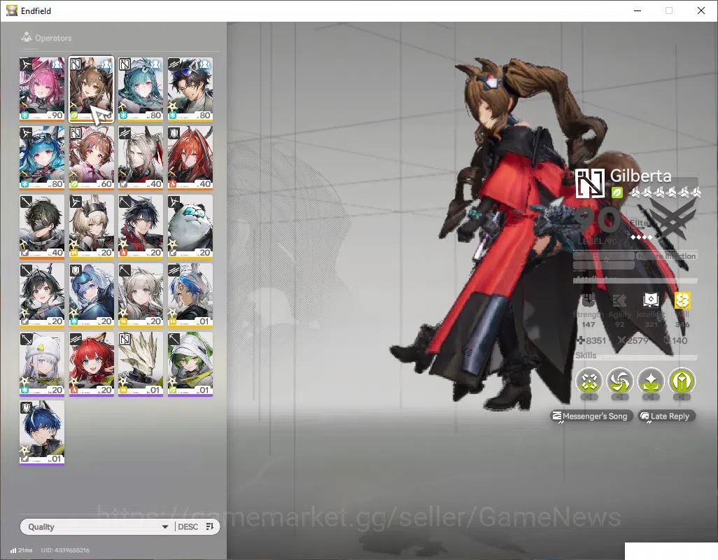 Arknights: Endfield Accounts ASIA|Lv53|SSR5(3Limit)+13(*6WP)|[Gilberta P1,Yvonn image 2