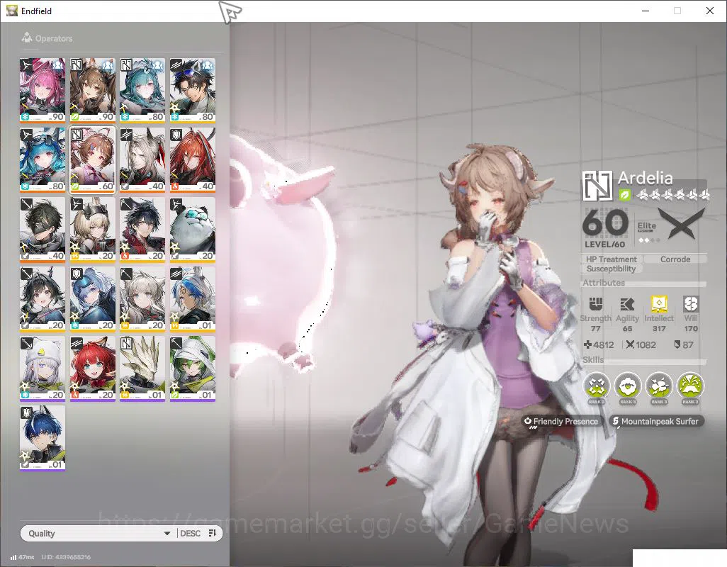 Arknights: Endfield Accounts ASIA|Lv53|SSR5(3Limit)+13(*6WP)|[Gilberta P1,Yvonn image 4