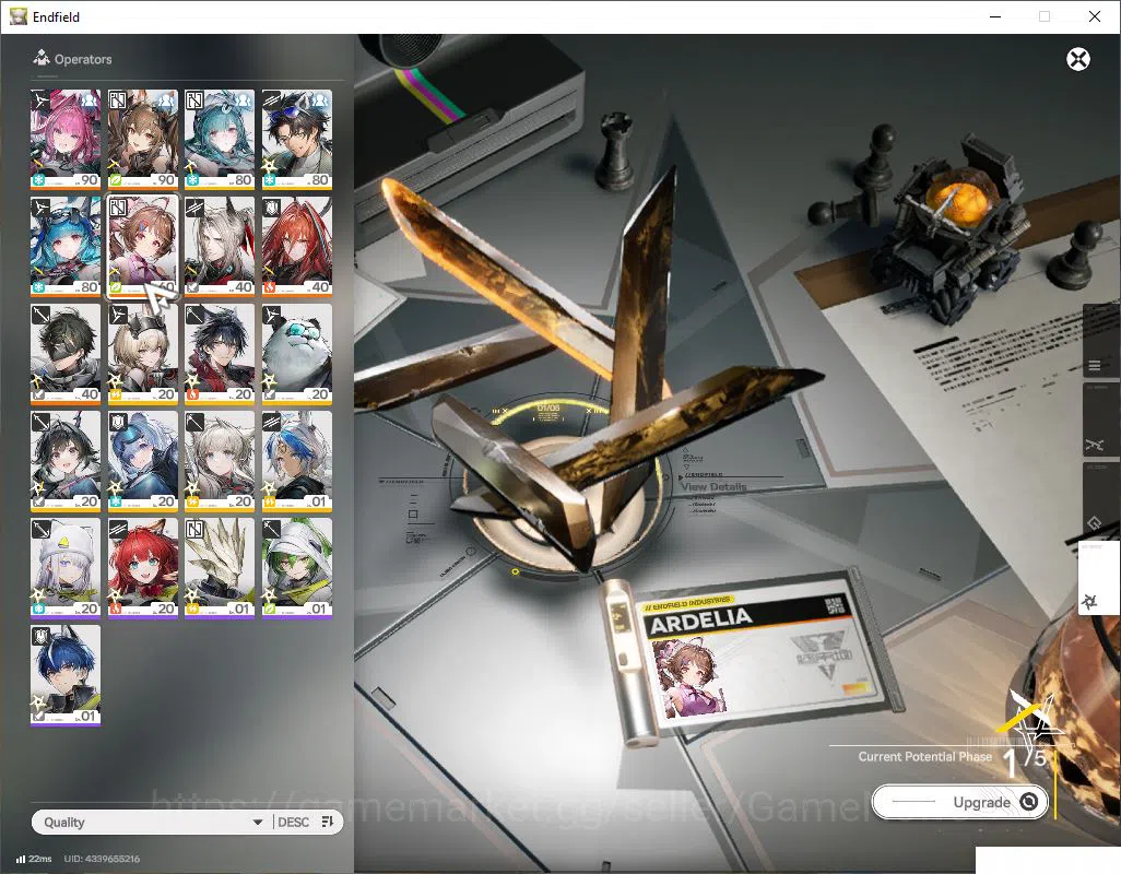 Arknights: Endfield Accounts ASIA|Lv53|SSR5(3Limit)+13(*6WP)|[Gilberta P1,Yvonn image 7