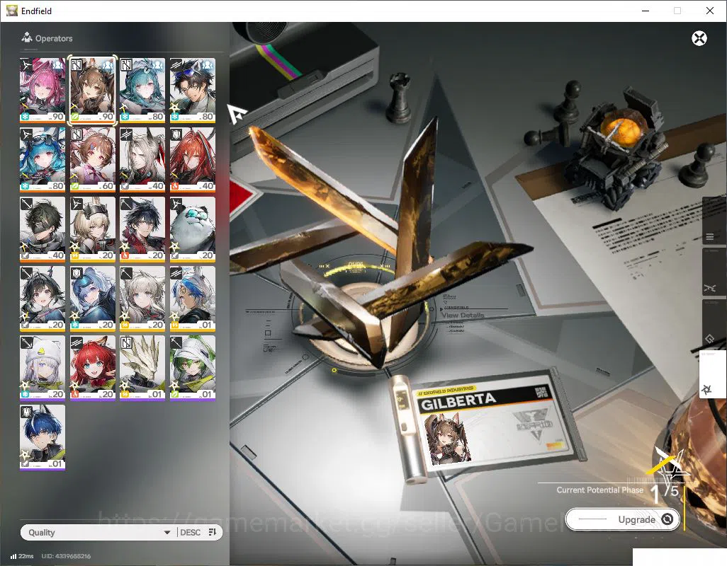 Arknights: Endfield Accounts ASIA|Lv53|SSR5(3Limit)+13(*6WP)|[Gilberta P1,Yvonn image 8