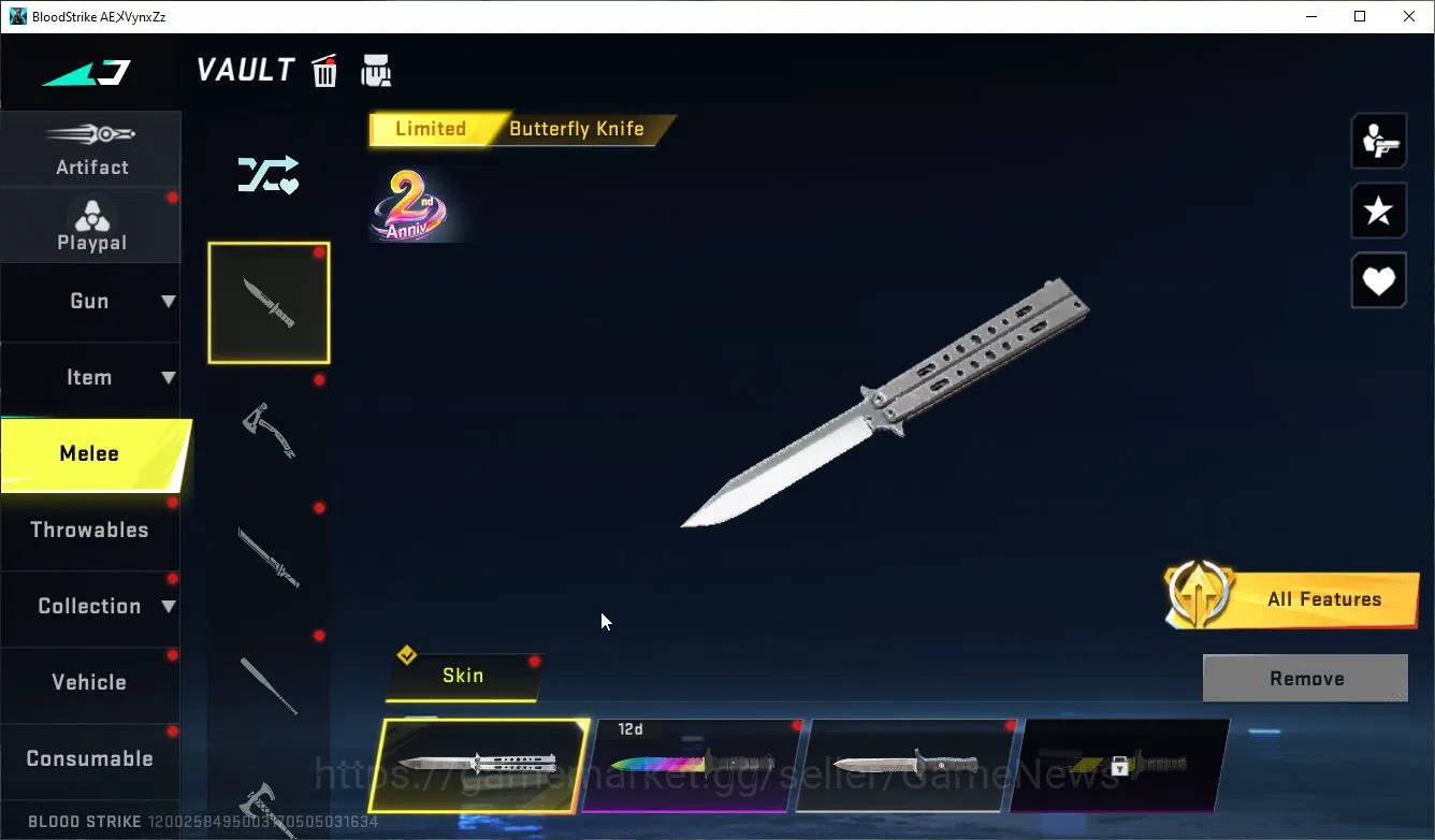 Blood Strike Accounts ASIA|MELE AXE-Crystal+Colab 7DS Karl98,QBZ95,BLEAC image 12