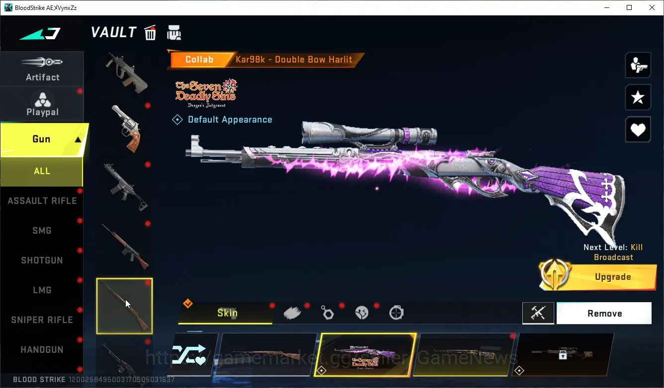 Blood Strike Accounts ASIA|MELE AXE-Crystal+Colab 7DS Karl98,QBZ95,BLEAC image 14