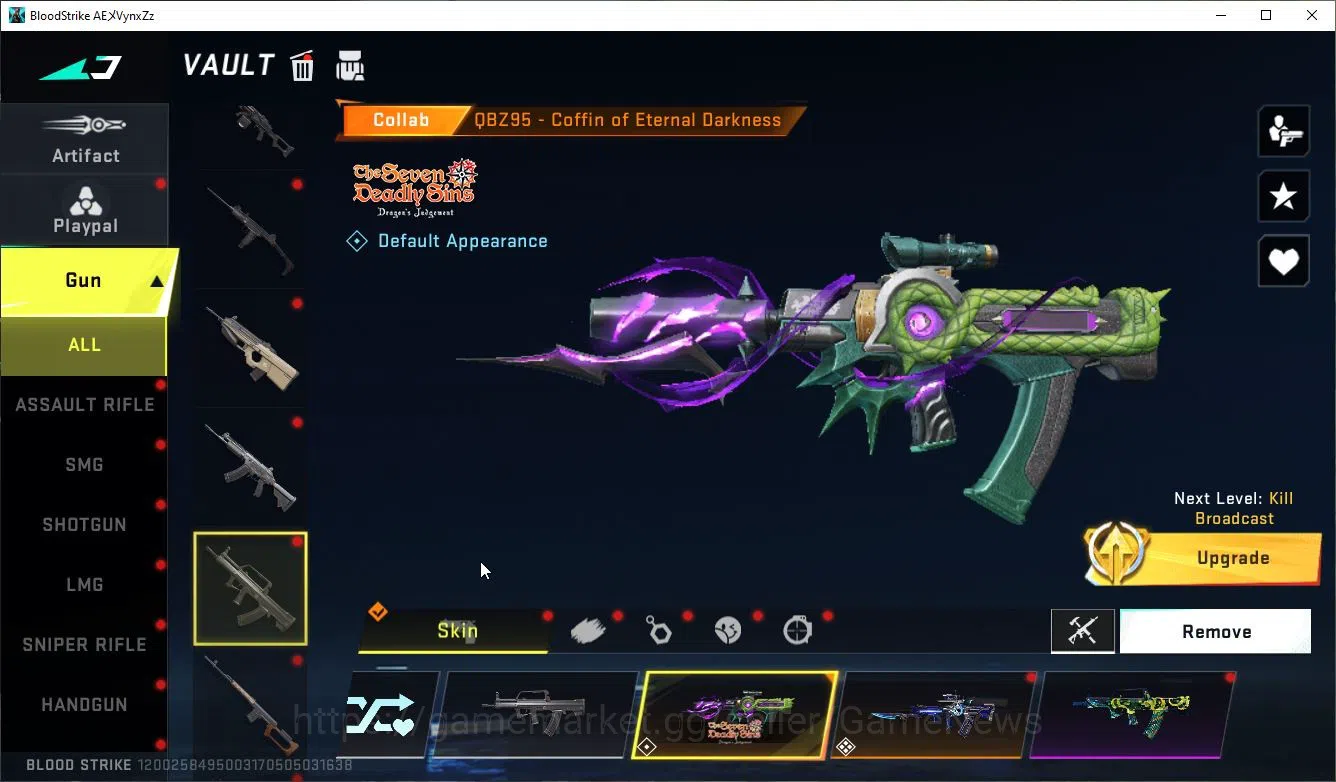 Blood Strike Accounts ASIA|MELE AXE-Crystal+Colab 7DS Karl98,QBZ95,BLEAC image 15