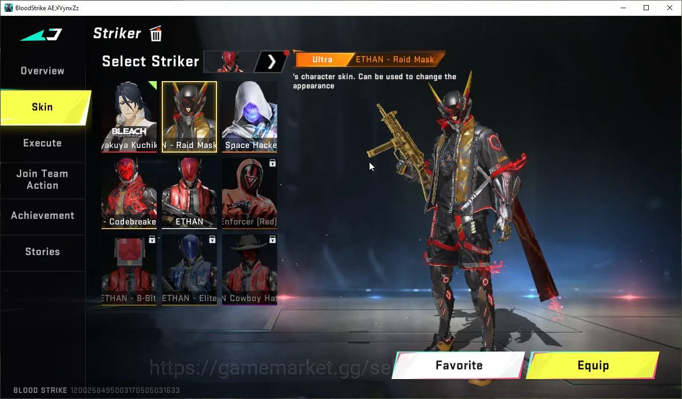 Blood Strike Accounts ASIA|MELE AXE-Crystal+Colab 7DS Karl98,QBZ95,BLEAC image 4