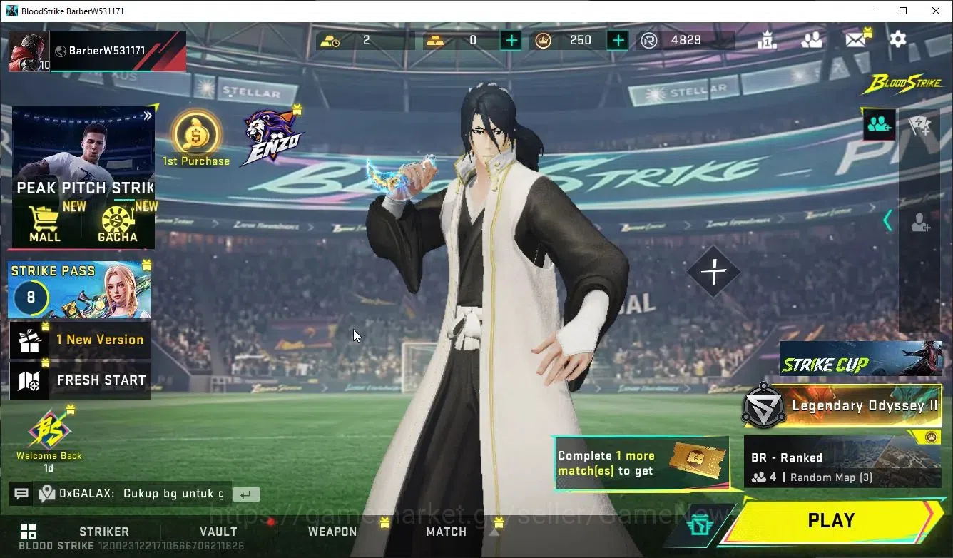 Blood Strike Accounts ASIA|ULTRA MELEE TalonKnife-Sanctum+Collab BLEACH image 1