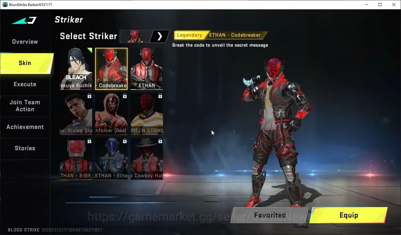 Blood Strike Accounts ASIA|ULTRA MELEE TalonKnife-Sanctum+Collab BLEACH image 4