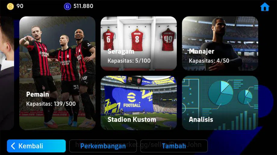 eFootball Accounts power 3175 | thuram epic, jhon osea legend, fletch image 2